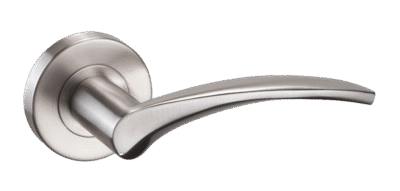 Ironmongery Corvus Satin Chrome Tone Privacy Handle Hardware Pack