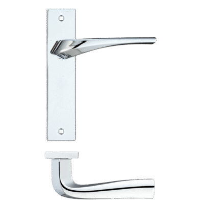 Ironmongery Dorado Polished Chrome Handle Hardware Pack