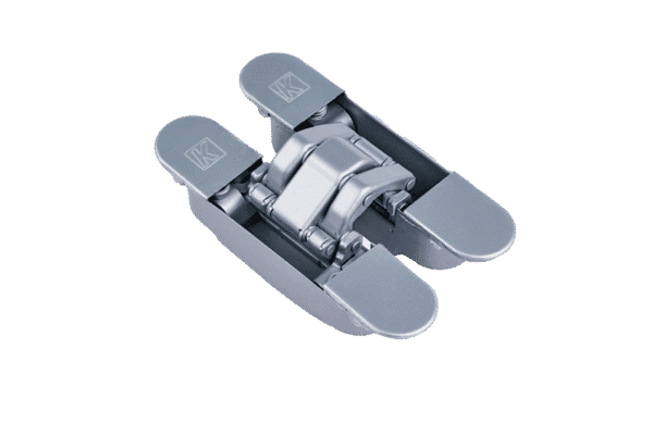 Ironmongery Eclipse Matt Chrome Tone Concealed Hinge (Pack of 2)