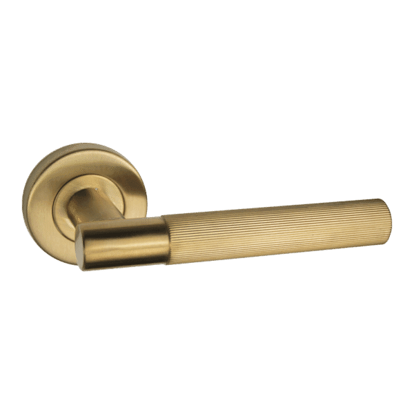 Ironmongery Geneva Satin Gold Tone Handle Hardware Privacy Pack