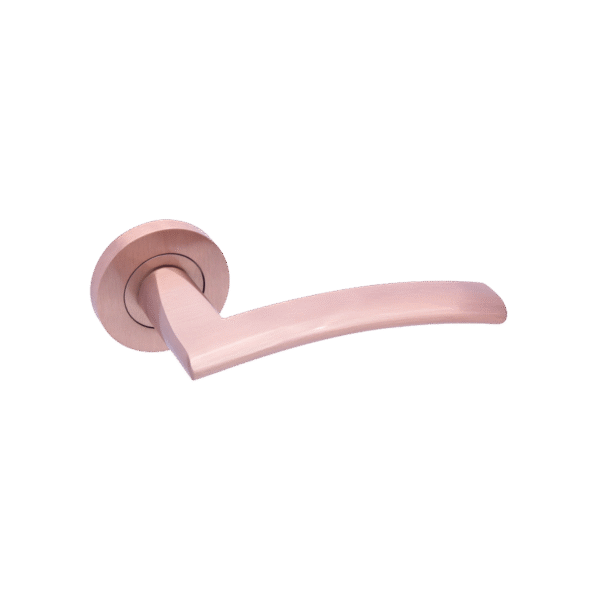 Ironmongery Genoa Rose Gold Tone Privacy Handle Pack