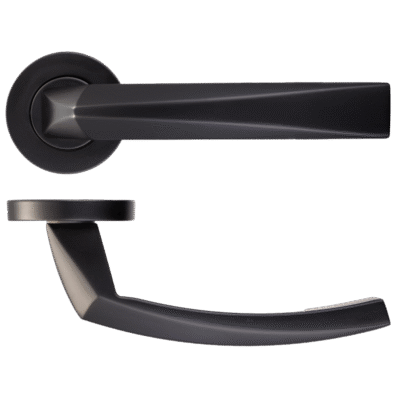 Ironmongery Hercules Matt Black Handle Hardware Pack