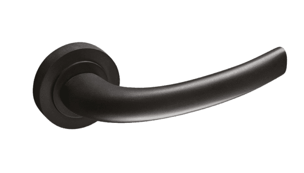Ironmongery Hydra Matt Black Privacy Handle Hardware Pack