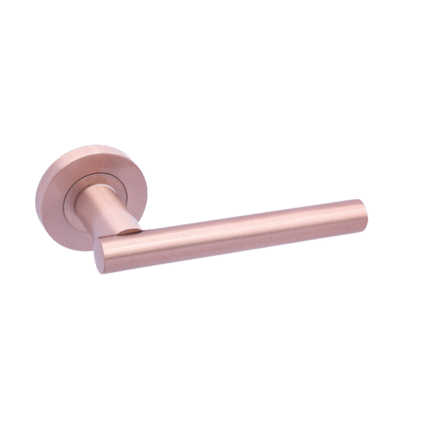 Ironmongery Hyperion Rose Gold Tone Privacy Handle Pack