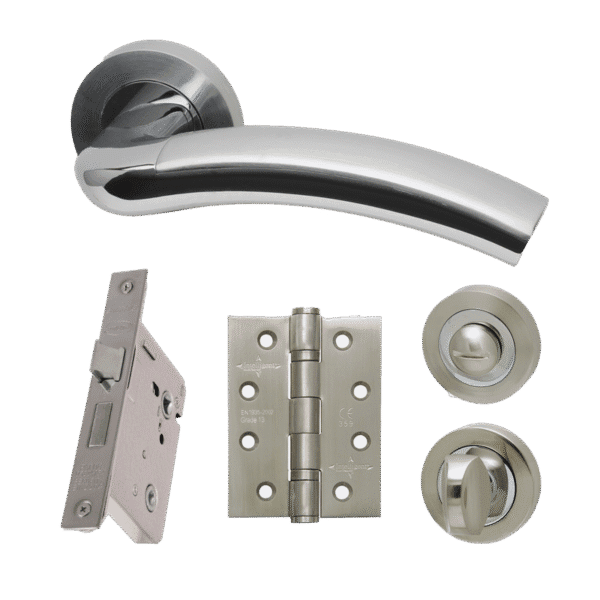 Ironmongery Jupiter Privacy Handle Hardware Pack