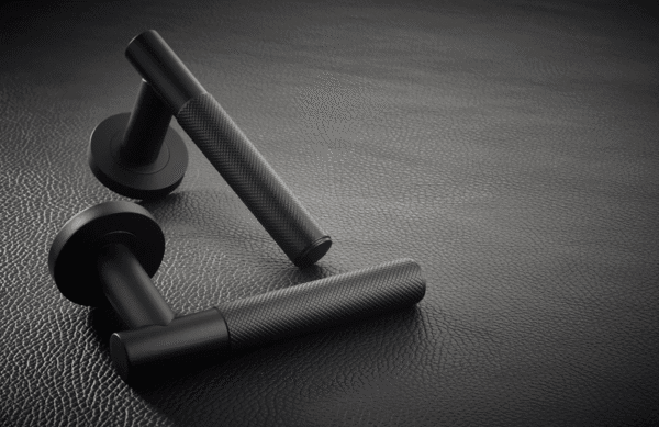 Ironmongery Lugano Matt Black Privacy Handle Pack - Image 2