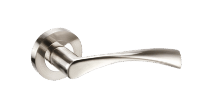 Ironmongery Lupus Satin Chrome Tone Handle Hardware Pack