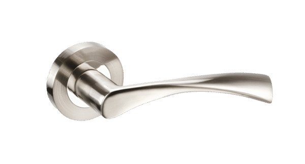 Ironmongery Lupus Satin Chrome Tone Handle Hardware Pack