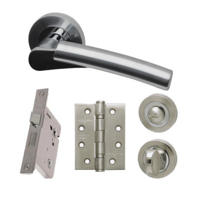 Ironmongery Neptune Privacy Handle Hardware Pack