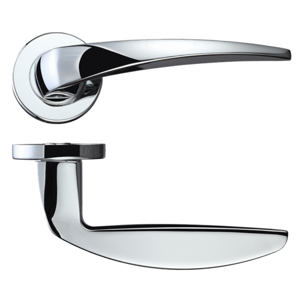 Ironmongery Orion Polished Chrome Tone Privacy Handle Pack