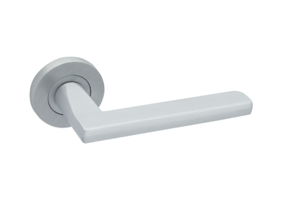 Ironmongery Parma Satin Chrome Tone Privacy Handle Pack