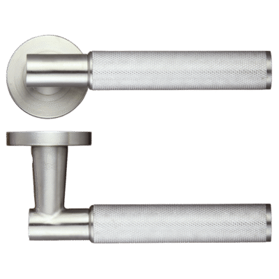 Ironmongery Pegasus Satin Chrome Tone Handle Hardware Pack