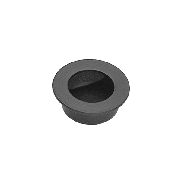 Ironmongery Pisces Matt Black Pocket Door Finger Pull