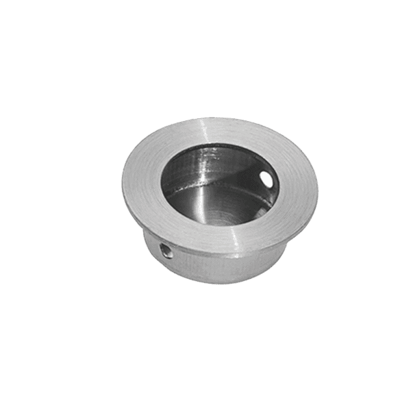 Ironmongery Pisces Satin Chrome Tone Pocket Door Finger Pull