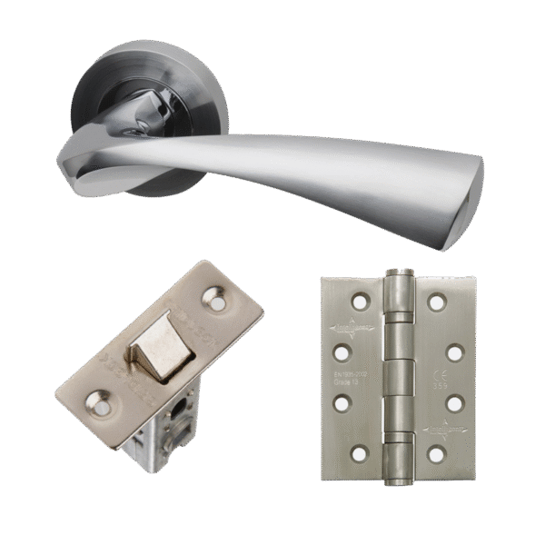 Ironmongery Pluto Handle Hardware Pack