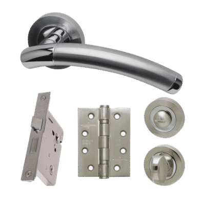 Ironmongery Saturn Privacy Handle Hardware Pack