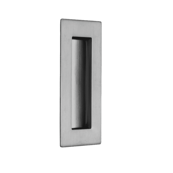 Ironmongery Scorpio Satin Chrome Tone Pocket Door Handle