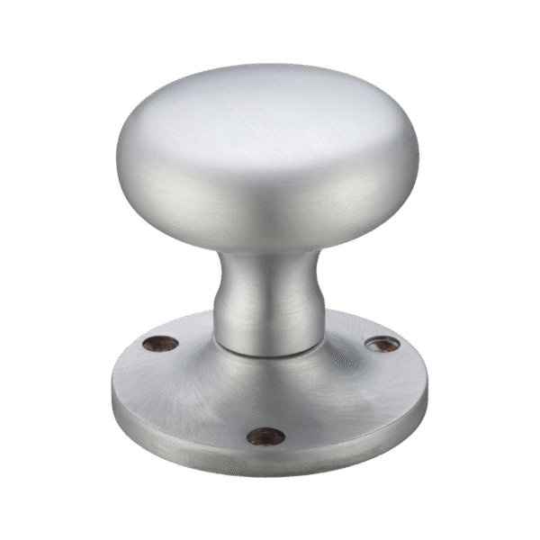 Ironmongery Sculptor Satin Chrome Tone Handle Hardware Pack