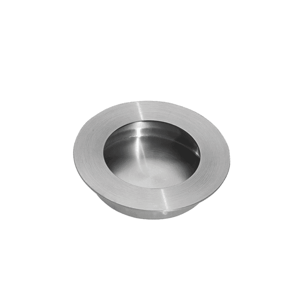 Ironmongery Virgo Satin Chrome Tone Pocket Door Handle