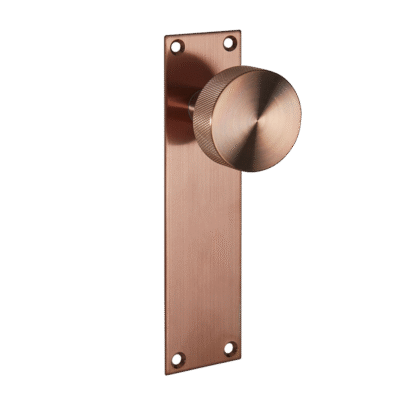 Ironmongery Zermatt Satin Copper Tone Handle Hardware Pack