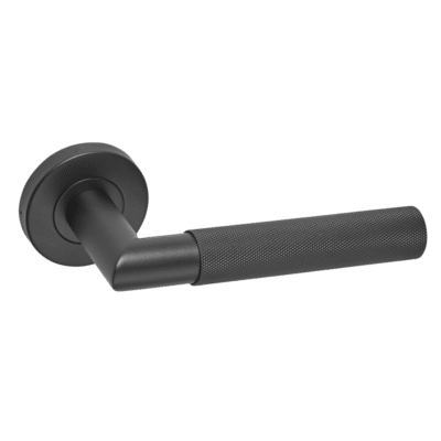 Ironmongery Zurich Matt Black Handle Privacy Hardware Pack