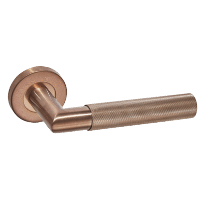 Ironmongery Zurich Satin Copper Tone Handle Hardware Pack