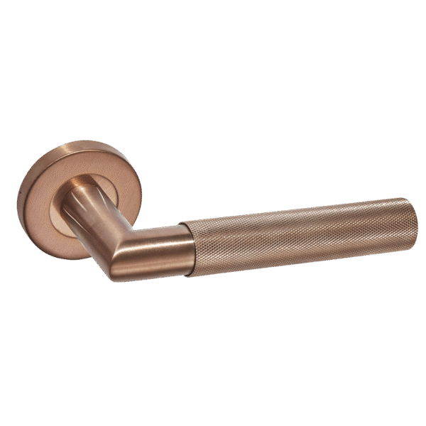 Ironmongery Zurich Satin Copper Tone Handle Hardware Pack