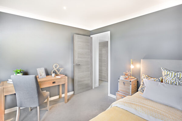 Internal Laminate White Grey Forli Fire Door