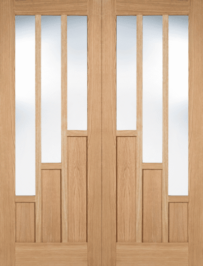 Oak Coventry Prefinished Glazed 3L Pairs