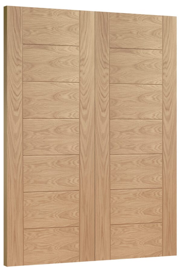 Palermo Internal Oak Rebated Door Pair - Image 3