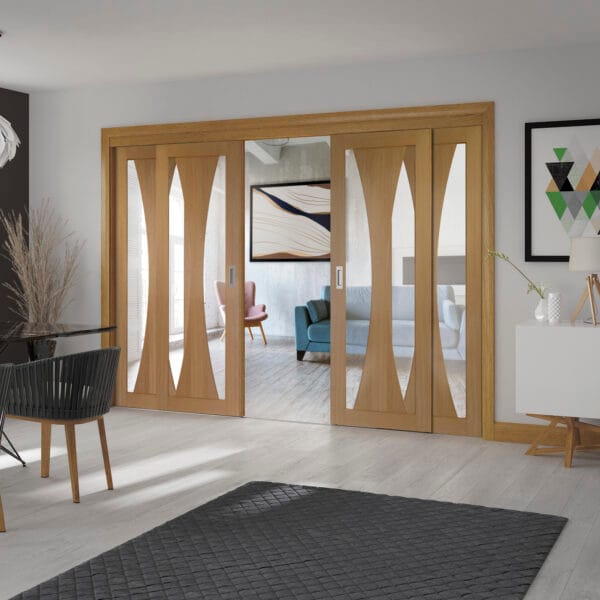 Internal Oak Pre-Finished Verona with Clear Glass - Image 2