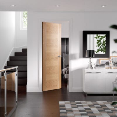 Internal Oak Pre-Finished Forli  Fire Door