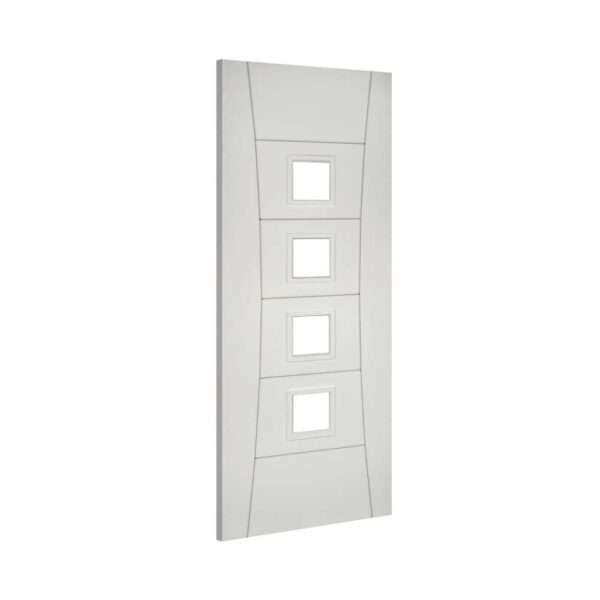 Pamplona White Internal FD30 Fire Door with Glass - Image 2