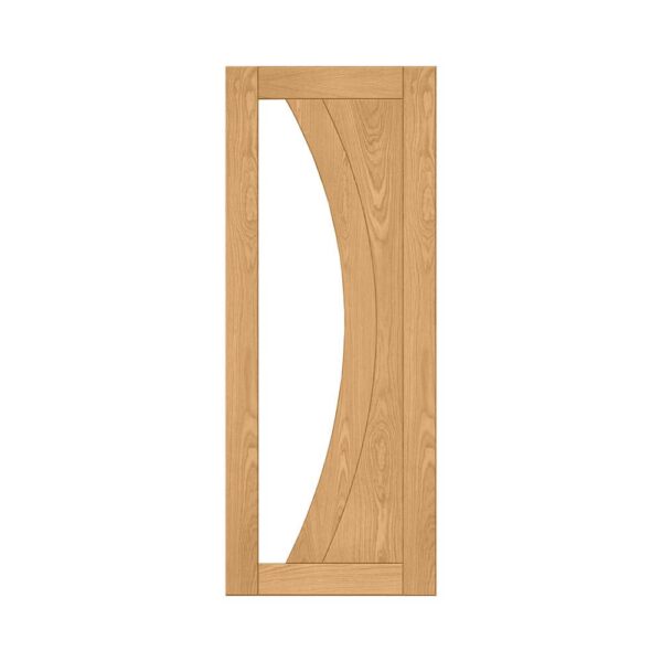 Ravello Prefinished Internal Oak Door with Glass