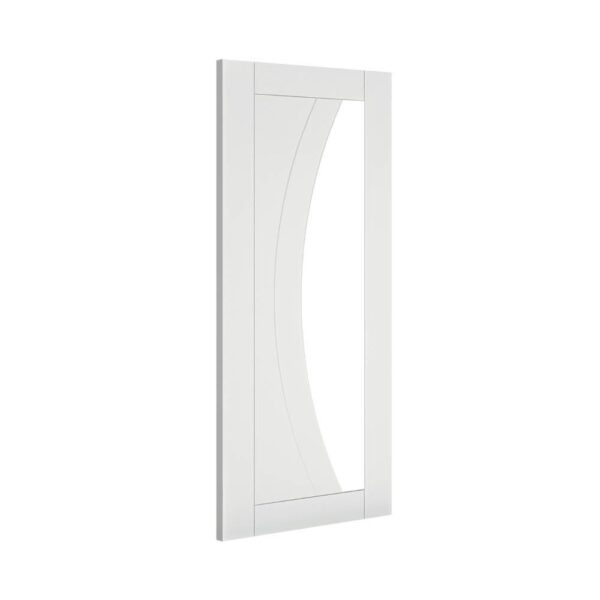 Ravello White Internal Door with Glass - Image 2
