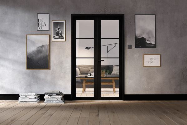 Room Divider Black Soho W4