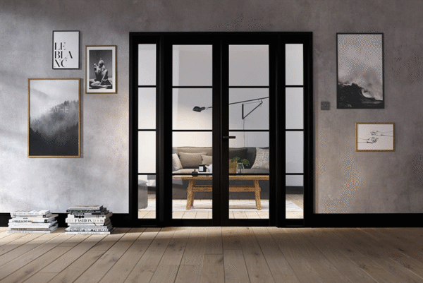Room Divider Black Soho W6