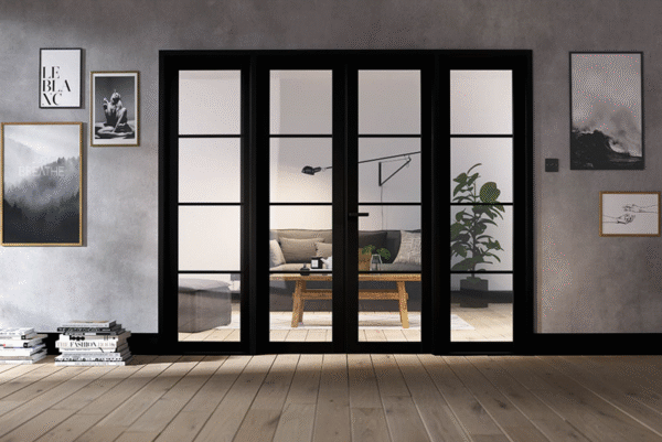 Room Divider Black Soho W8