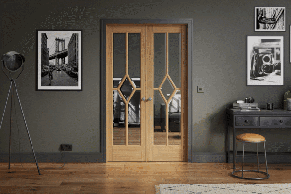 Room Divider Oak Reims W4