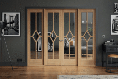 Room Divider Oak Reims W8