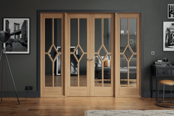 Room Divider Oak Reims W8