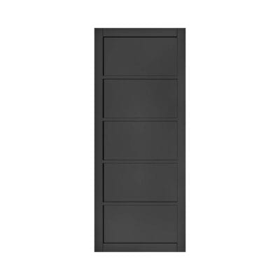 Shoreditch Prefinished Black Industrial Internal Door