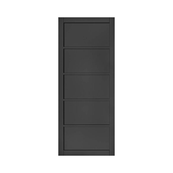 Shoreditch Prefinished Black Industrial Internal Door