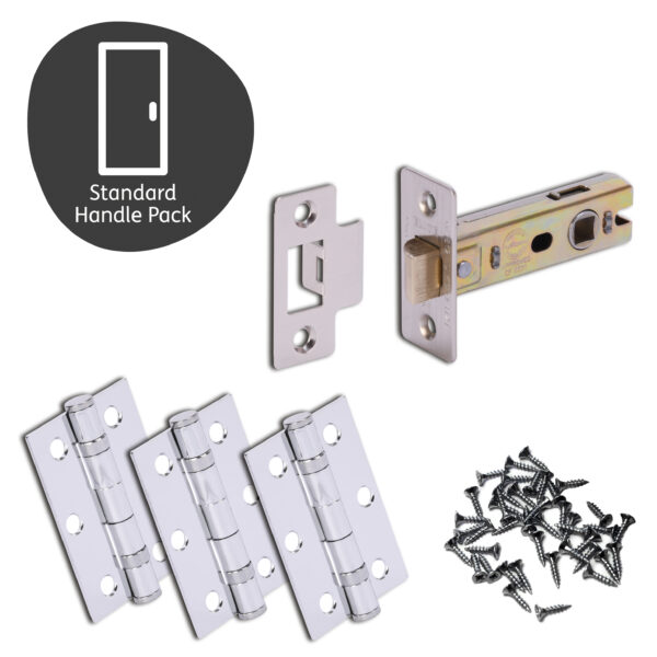 Meuse Standard Door Handle Pack with 65mm Latch - Image 2