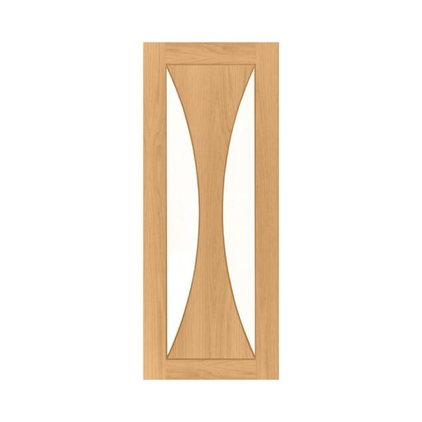Sorrento Prefinished Internal Oak Door with Glass