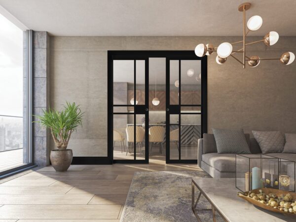Double Pocket Doors