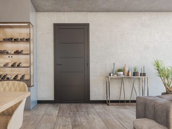 Shoreditch Prefinished Black Industrial Internal Door - Image 3