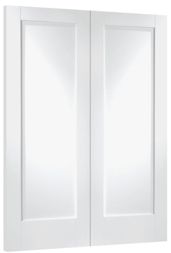 Internal White Primed Pattern 10 Pair with Clear Glass - Image 3