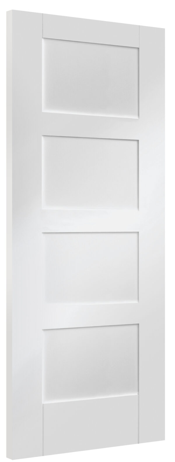Shaker 4 Panel Internal White Primed Door - Image 4