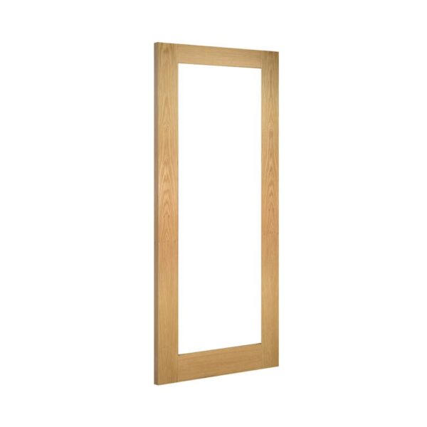 Walden Unfinished Internal Oak Door with Glass - Image 2
